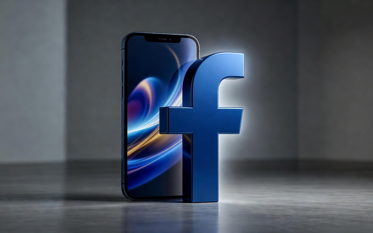 Facebook Reels 和普通视频差在哪,蓝色 f 标志