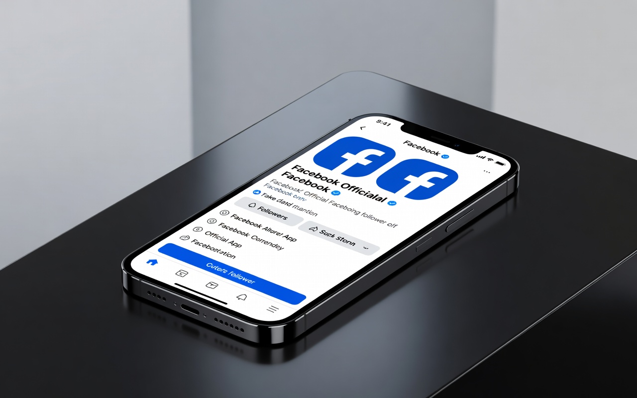 Facebook 主页加粉和加赞,屏幕显示主页