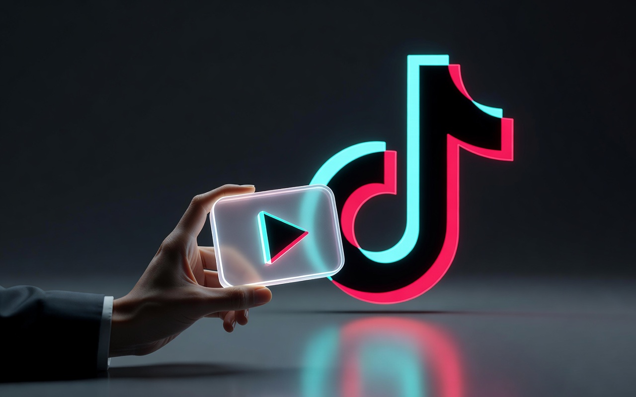 给 TikTok 作品加播放要发作品链接