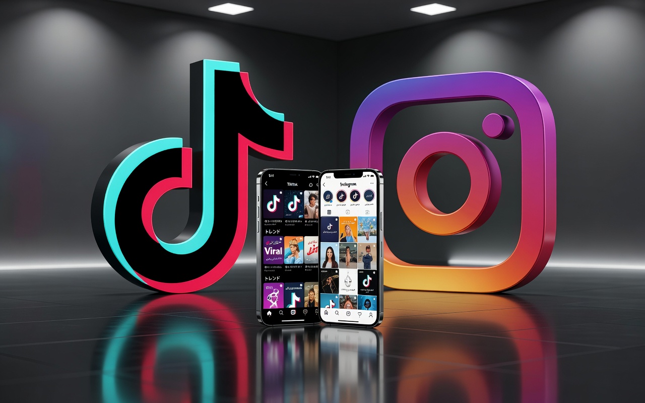 粉和播放不是一回事，TikTok Instagram 标识