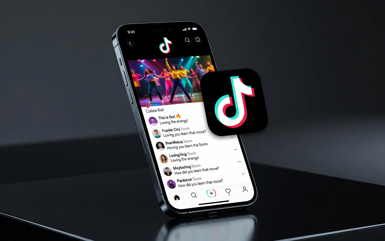 TikTok 评论能加吗，手机显示评论