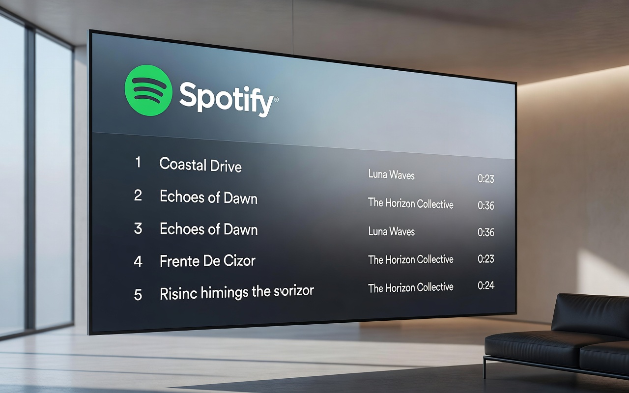 Spotify 歌單頁面