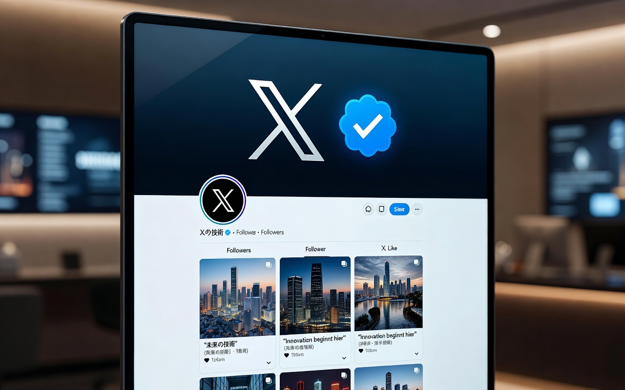 X 刷粉不碰藍V,發主頁連結