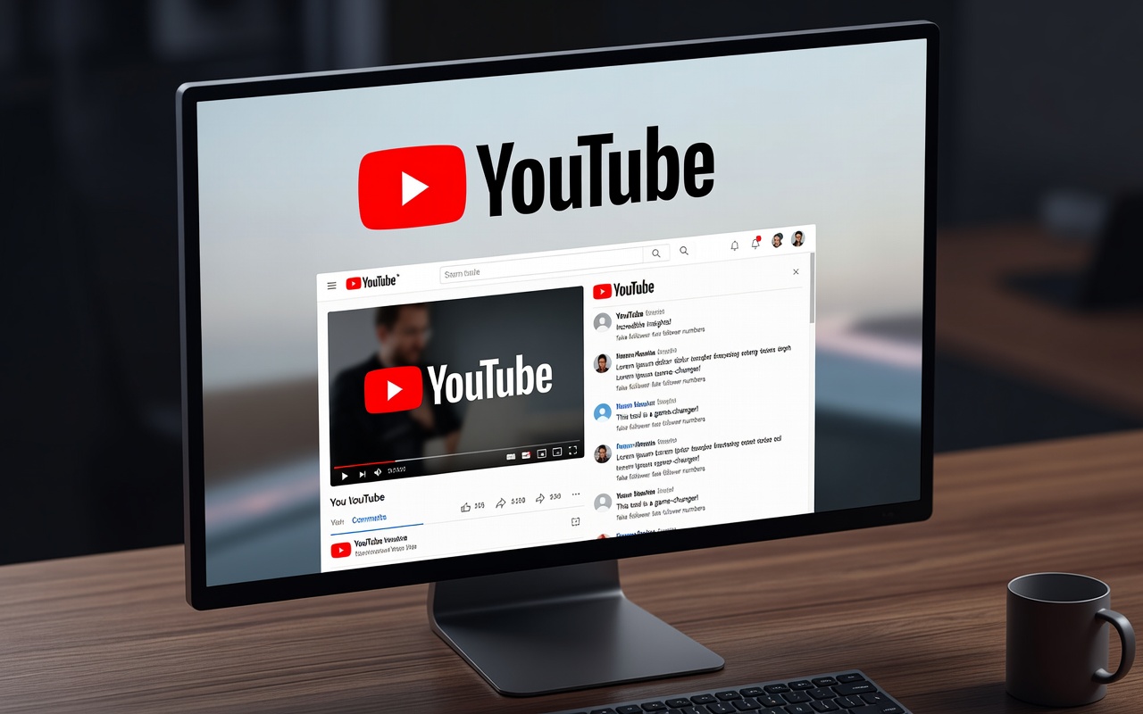 YouTube 评论能不能指定,屏幕显示评论