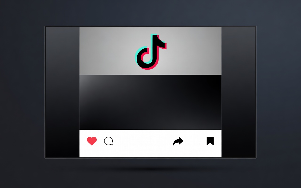 TikTok 讚評轉儲存四個動作,官方標識清楚
